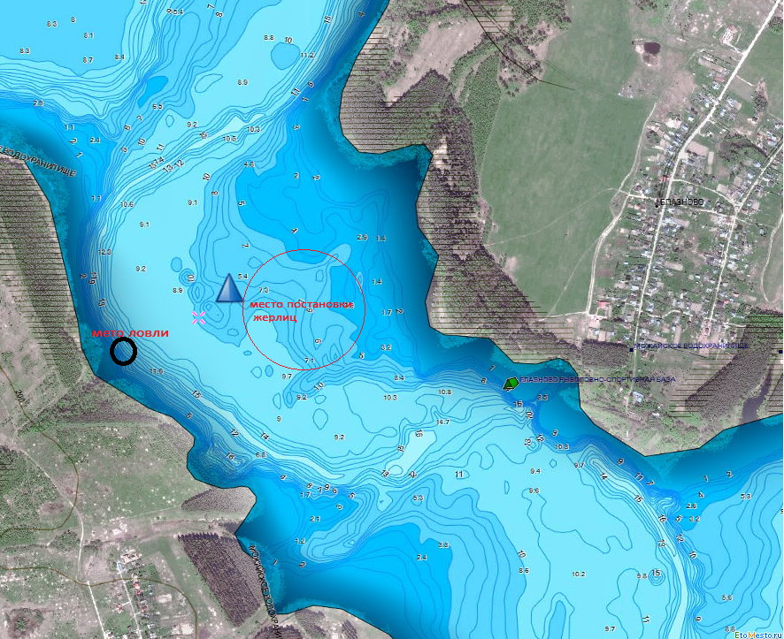 Карта глубин можайского водохранилища для рыбалки