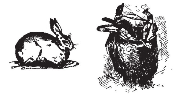 рисунки охоты на зайца